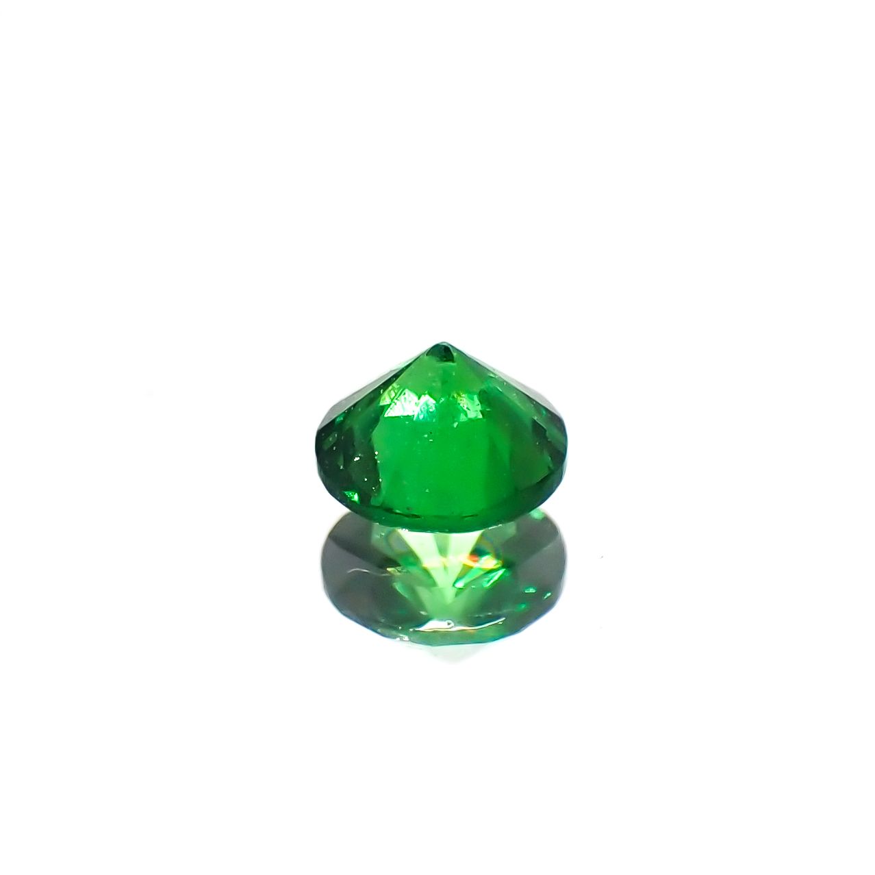 ツァボライト(宝石名グリーン グロッシュラー・ガーネット)タンザニア産 0.11ct 識別済[240226078]3x3mm前後