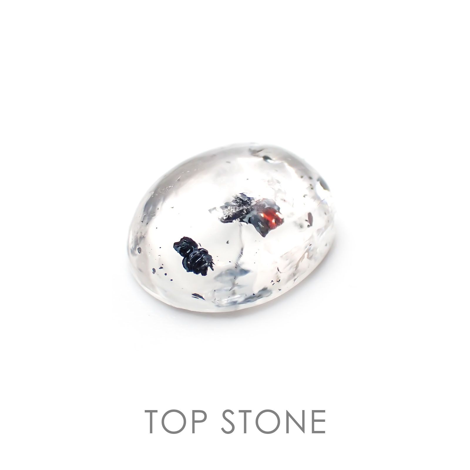 ヘマタイトインクォーツ 中国産 6.20ct[20127997]13.4×10.7mm前後