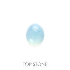 ブルーオパール(宝石名コモンオパール) ペルー産 1.21ct 識別済[21019182]8.7×7mm前後