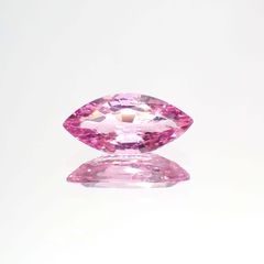 ピンクスピネル(宝石名ピンク・スピネル)タンザニア産 1.181ct ソ付(彩珠)[230722570]10.4x5mm前後