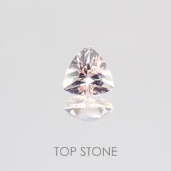 モルガナイト(宝石名モルガナイト) ナイジェリア産 0.43ct 識別済[20128569]5.3×5.4mm前後
