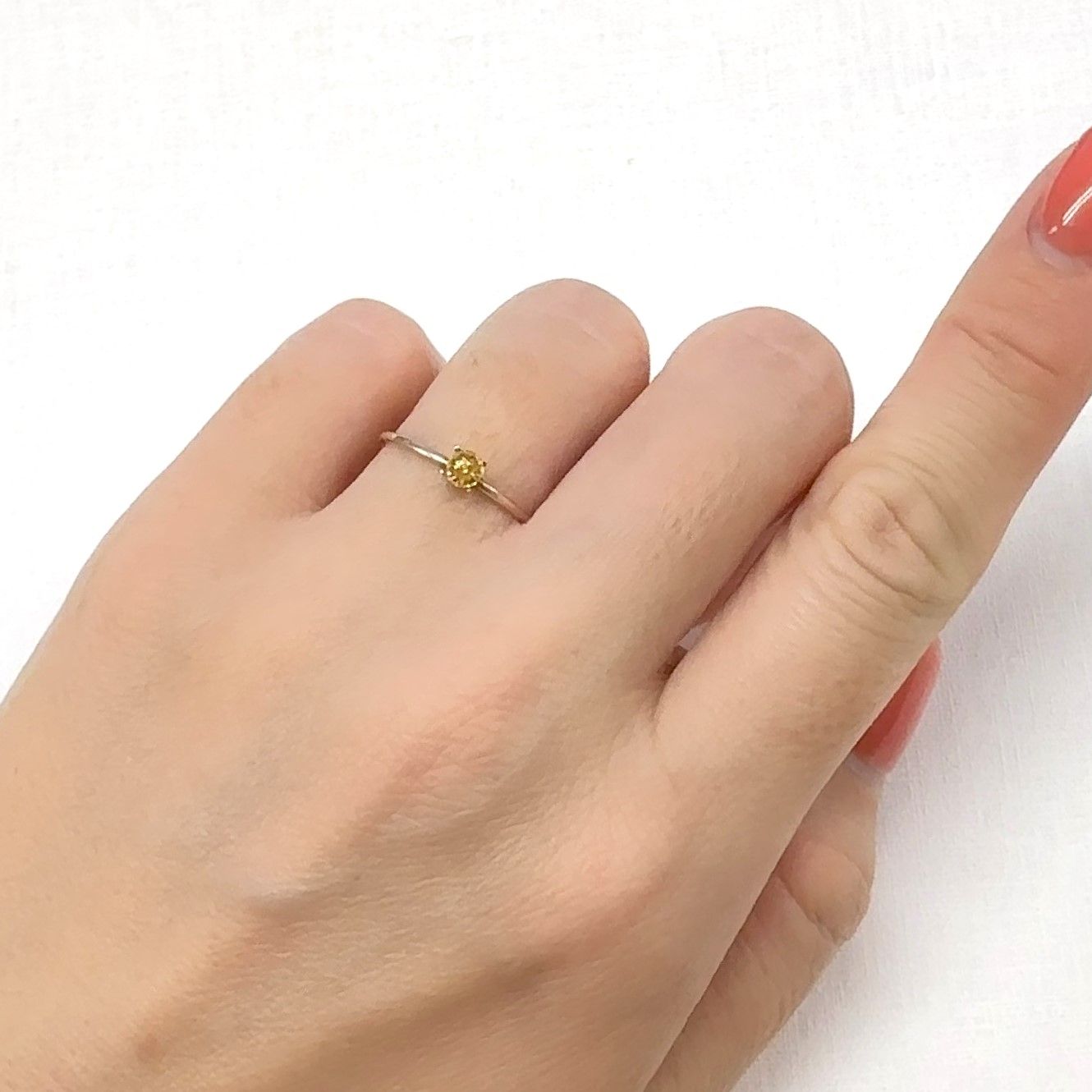 スペサルティンガーネット ケニア産 0.23ct[220114180]3.3x3.3mm前後