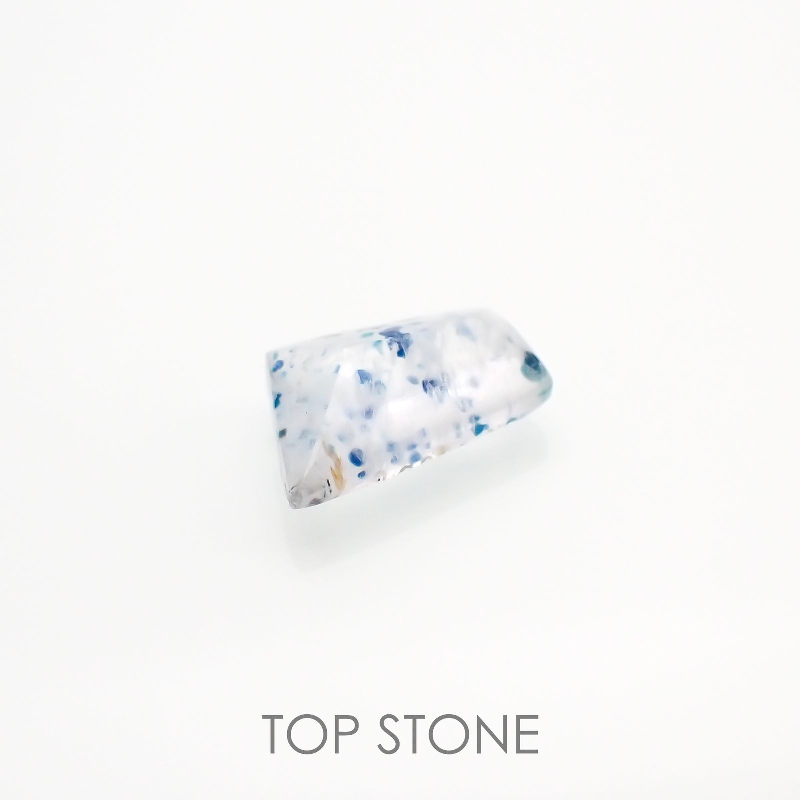◇バフカット◇パライバクォーツ ブラジル産 1.31ct[220115031]9.5x6.7mm前後