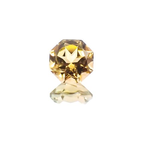 ◇オクタゴンカット◇イエロートルマリン SA(宝石名トルマリン)ブラジル/アフリカ産 0.29ct 識別済[231124215]4x4mm前後