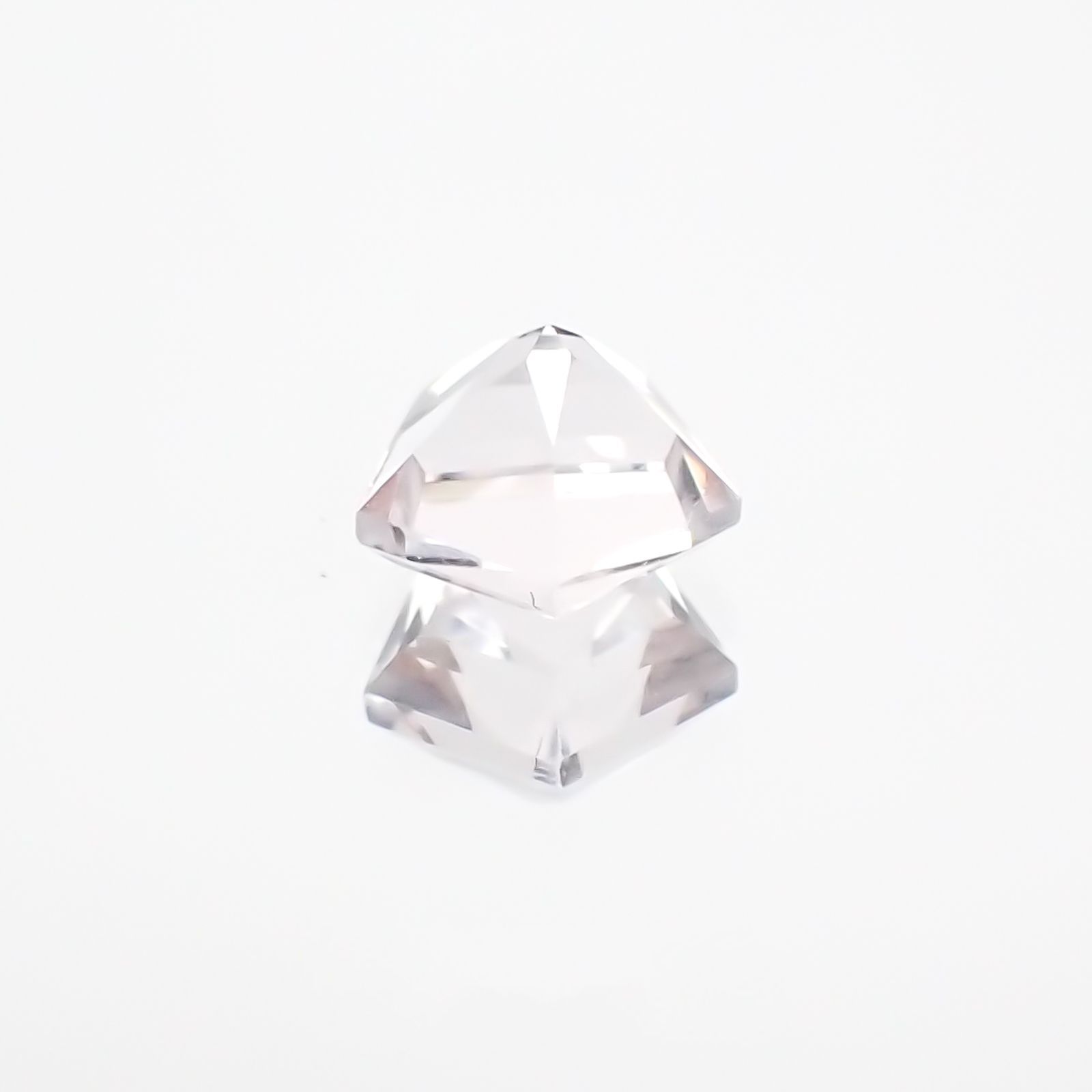 <ランダムセレクト1個販売> ◇ペンタゴンカット◇ピンクアメジストSA(宝石名アメシスト/ライト・カラー) ブラジル産 0.43ct前後 識別済[20128158]5×5mm前後
