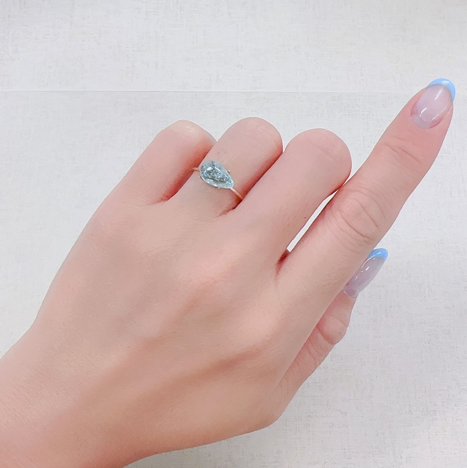 パライバトルマリン(宝石名トルマリン/別名パライバ・トルマリン)モザンビーク産 1.44ct 識別済[230522242]10.3x6.1mm前後