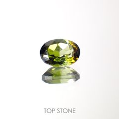 バイカラートルマリン(宝石名バイカラー・トルマリン) ブラジル/アフリカ産 0.95ct 識別済[211013566]7.3×5.3mm前後