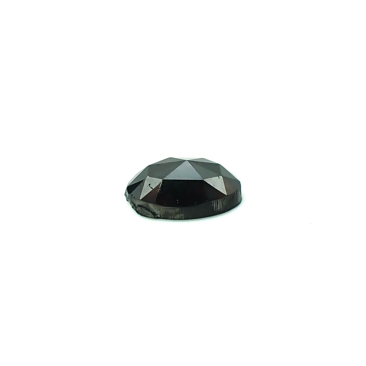 ◇ローズカット◇ブラックダイヤモンド ジンバブエ産 0.60ct / 6.3x4.2mm前後 [251131327]