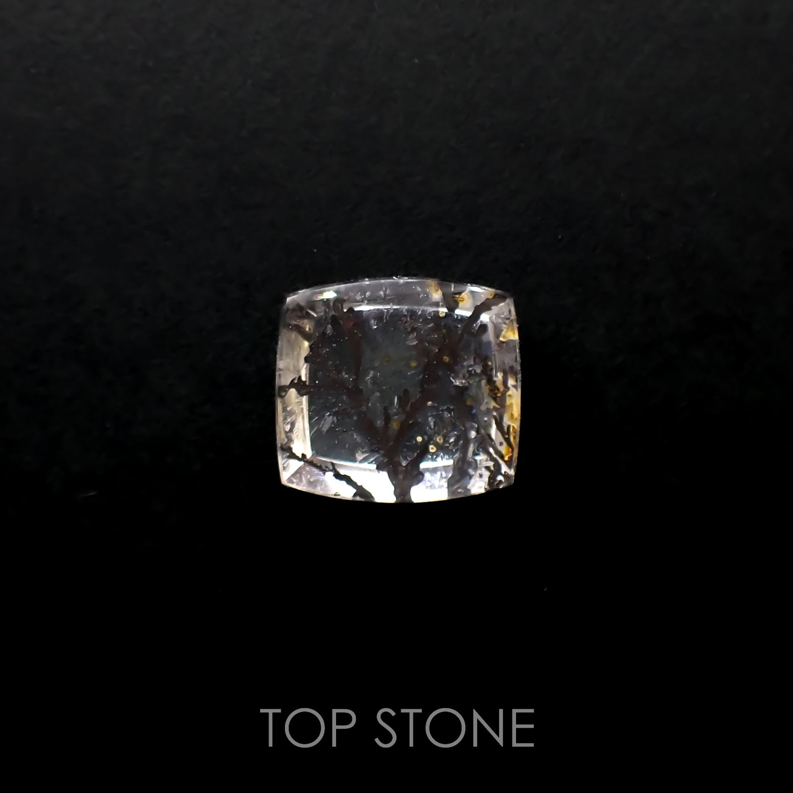 デンドリチッククォーツ ブラジル産 5.15ct[220616706]10.7x11.7mm前後