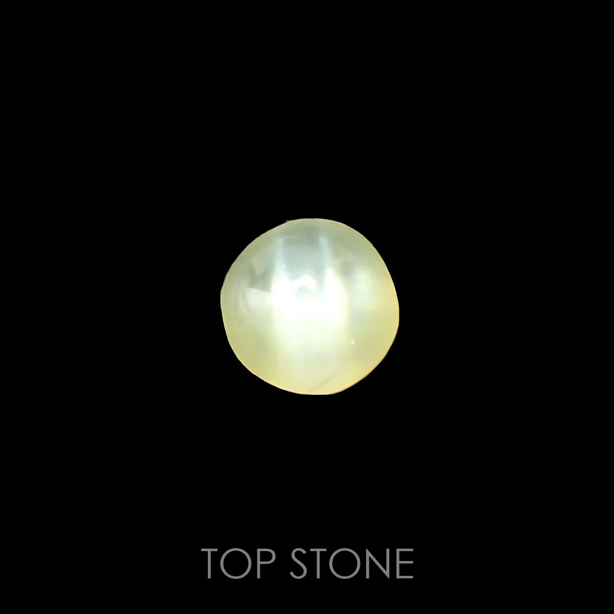 クリソベリルキャッツアイ(宝石名クリソベリル・キャッツアイ) スリランカ産 0.64ct 識別済[210711495]4.3×4.3mm前後