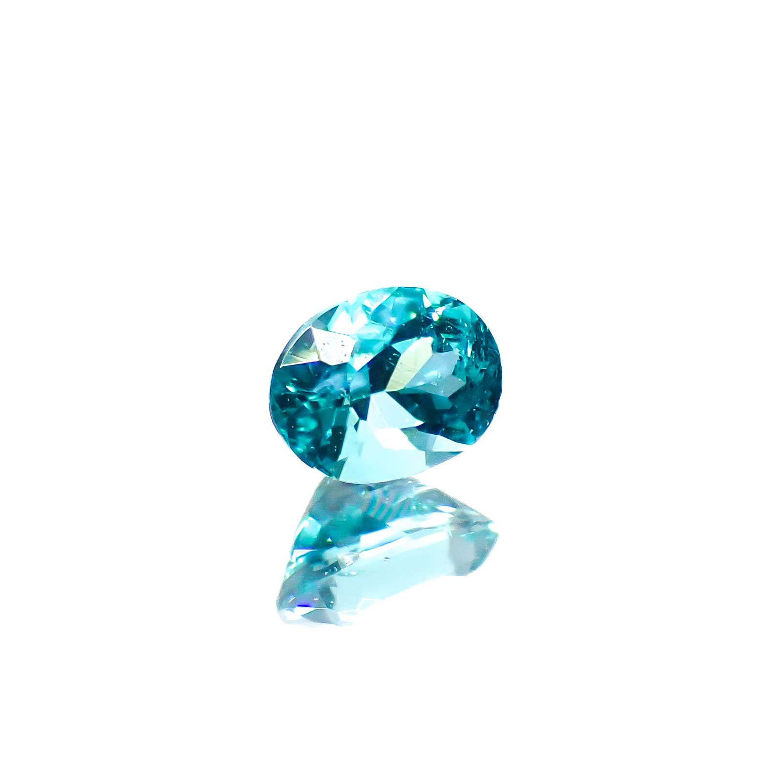 パライバトルマリン ブラジル・ムルング鉱山産 0.12ct[240928749]3.4x2.5mm前後