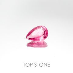 ピンクトルマリン(宝石名ピンク・トルマリン) ブラジル産 0.60ct 識別済[20084848]7×4.9mm前後
