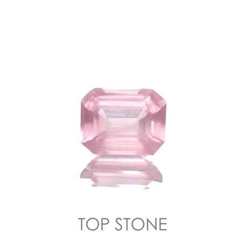 シルキーピンクスピネル(宝石名スピネル)タンザニア産 0.46ct 識別済[221219492]4.9x3.8mm前後