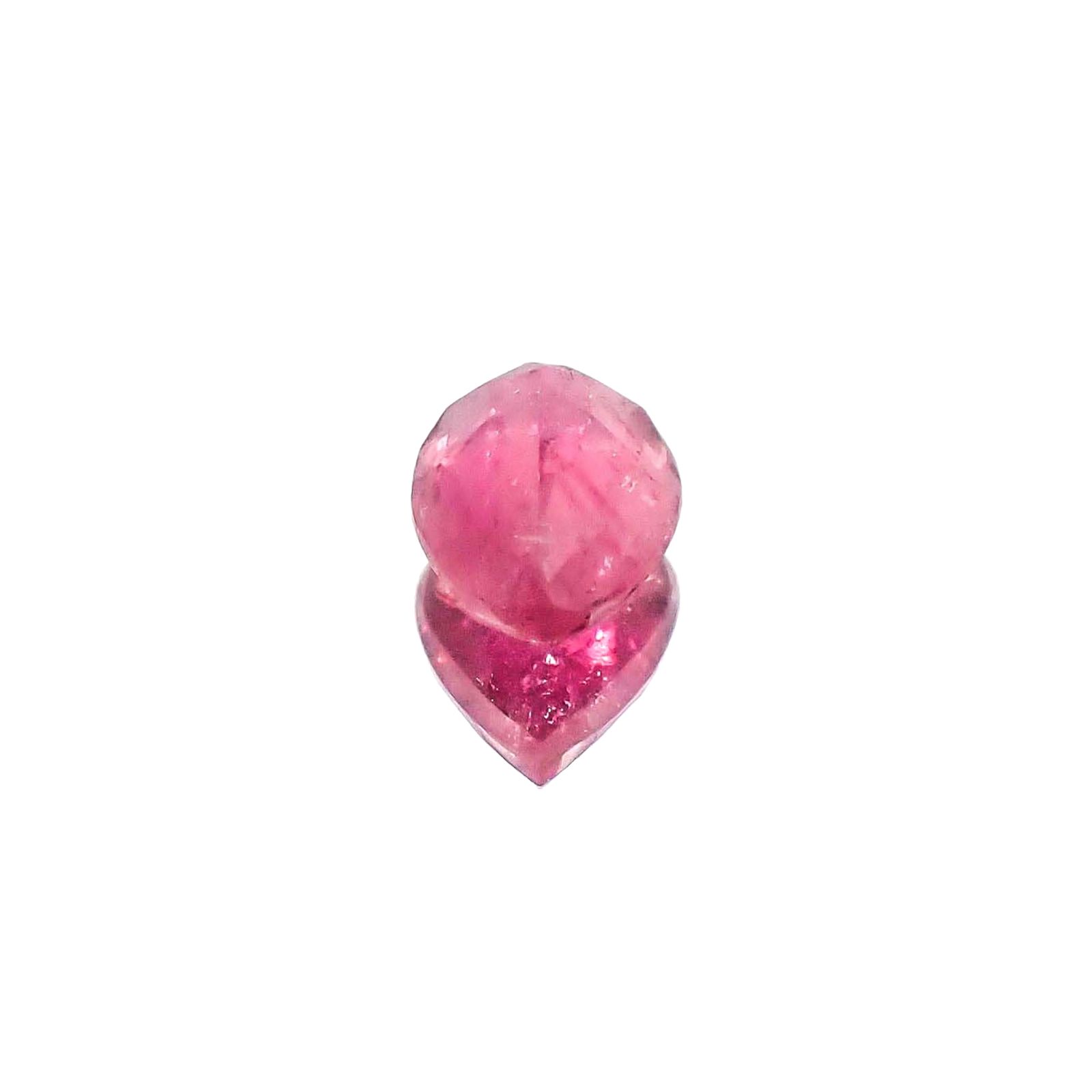 ピンクトルマリン(宝石名ピンク・トルマリン)ブラジル産 識別済 0.73ct / 7.1x4.9mm前後 [230722941]