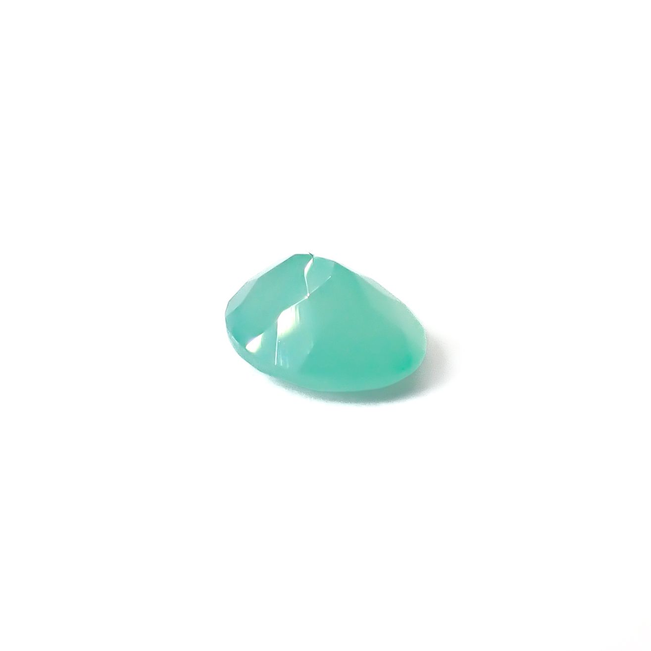 アクアプレーズ 南アフリカ産 1.28ct / 8.1x6.1mm前後 [260432019]