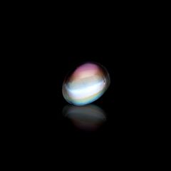 レインボームーンストーン(宝石名アンデシン)インド・タミルナードゥ州産 0.73ct 識別済[240828623]6.3x4.7mm前後
