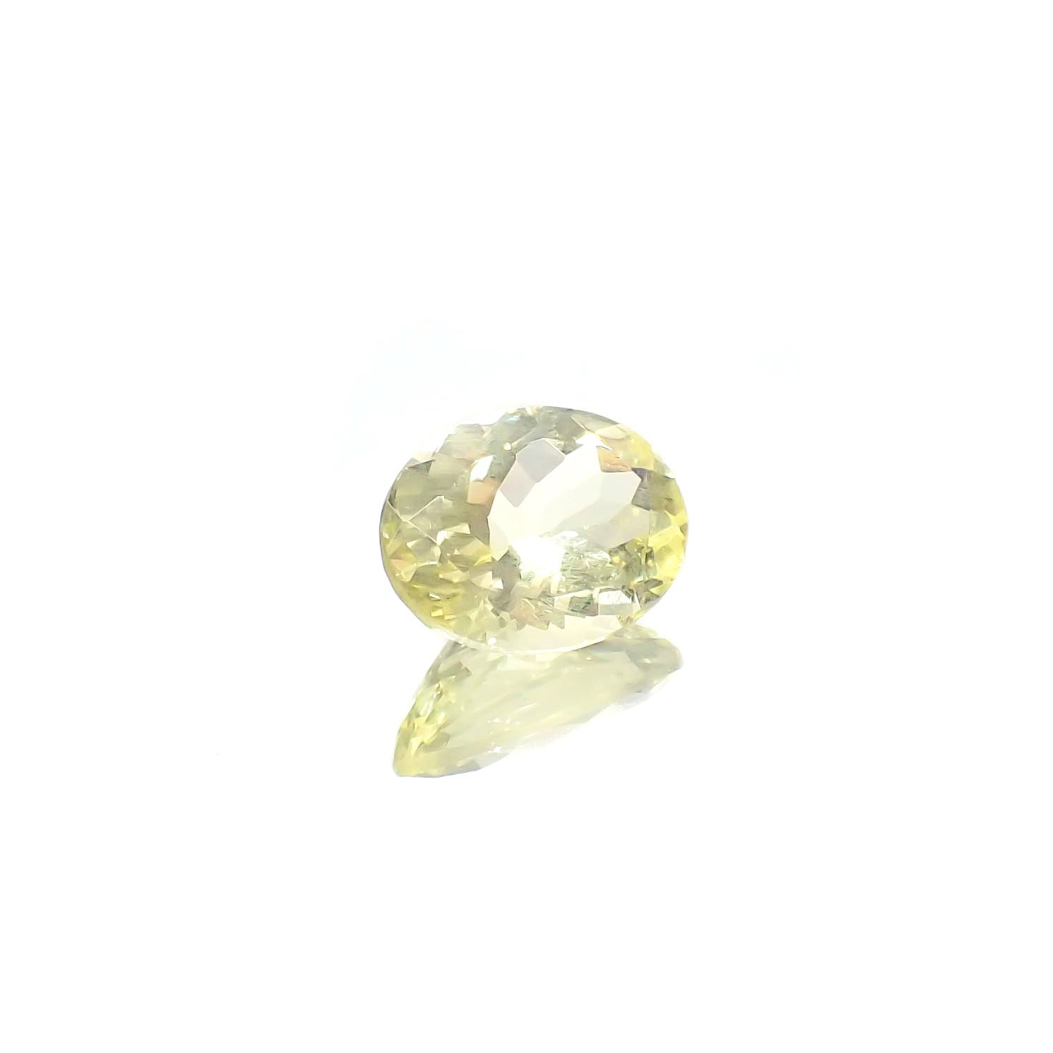 イエローダンビュライト タンザニア産 1.66ct[240125466]9.1x7mm前後