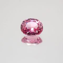 パパラチャサファイア  鑑別書付き スリランカ産 ルース 0.649ct[21029432]5.4×4.5mm前後