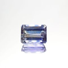 バイカラータンザナイト(宝石名タンザナイト) タンザニア産 2.447ct ソ付(彩珠)[210410778]8.5×6.3mm前後