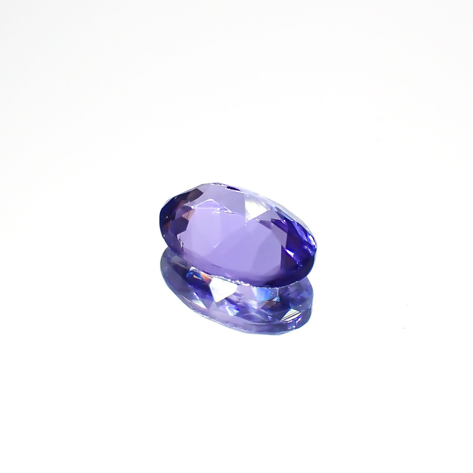 タンザナイト(宝石名タンザナイト)タンザニア産 0.44ct 識別済[230120207]5.9x4mm前後