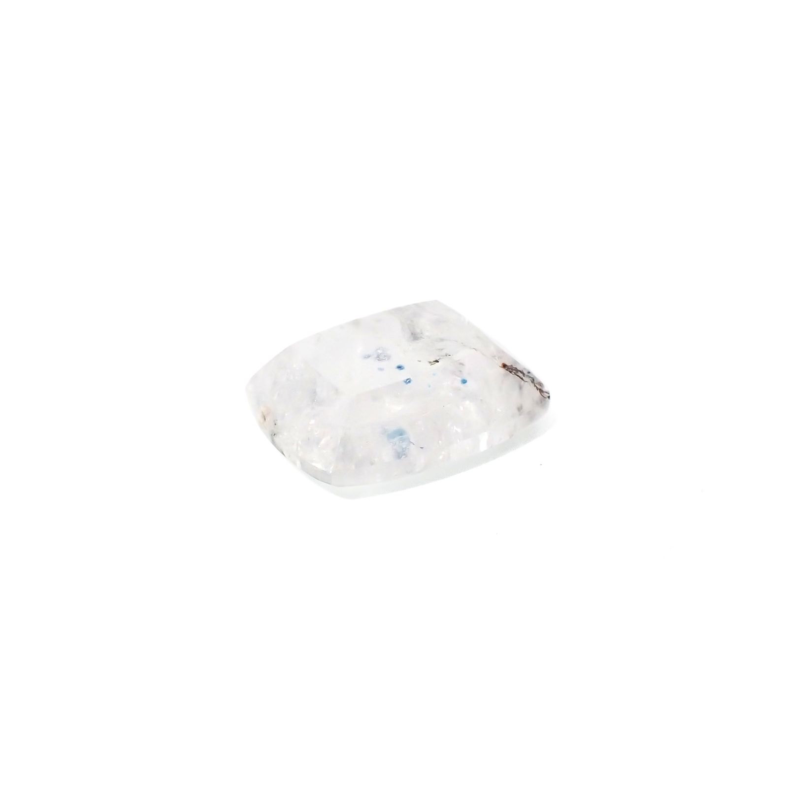 パライバクォーツ(宝石名ギラライト イン クォーツ)ブラジル産 7.83ct 識別済[231024035]15.3x11.8mm前後