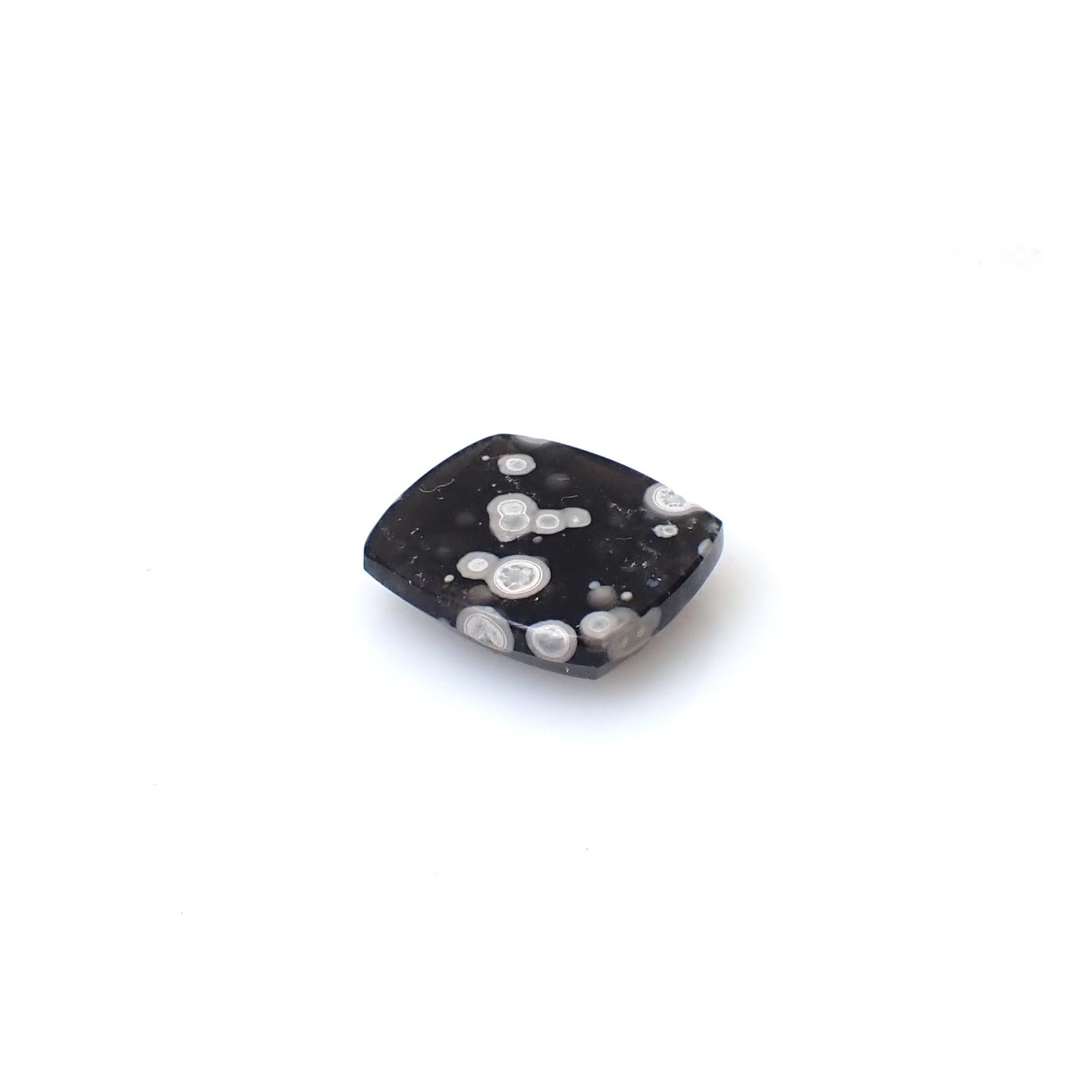 コスミックオブシディアン イタリア産 5.31ct [250730667]13.5x11.9mm前後