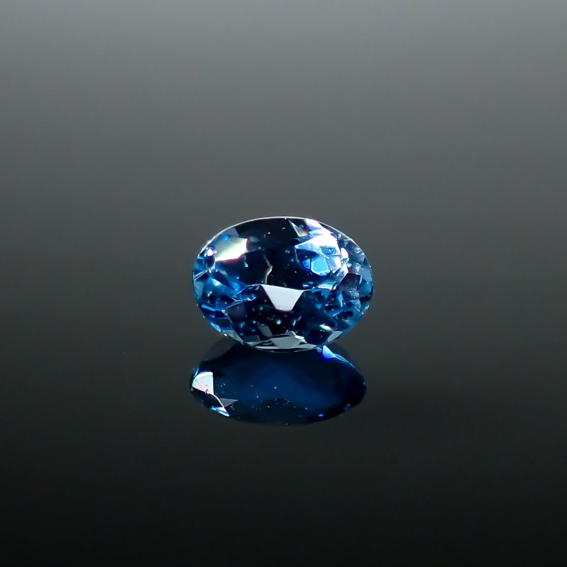 タトゥーアクアマリン ブラジル・ミナスジェライス州タトゥー鉱山産 0.083ct[240226063]3x2.4mm前後