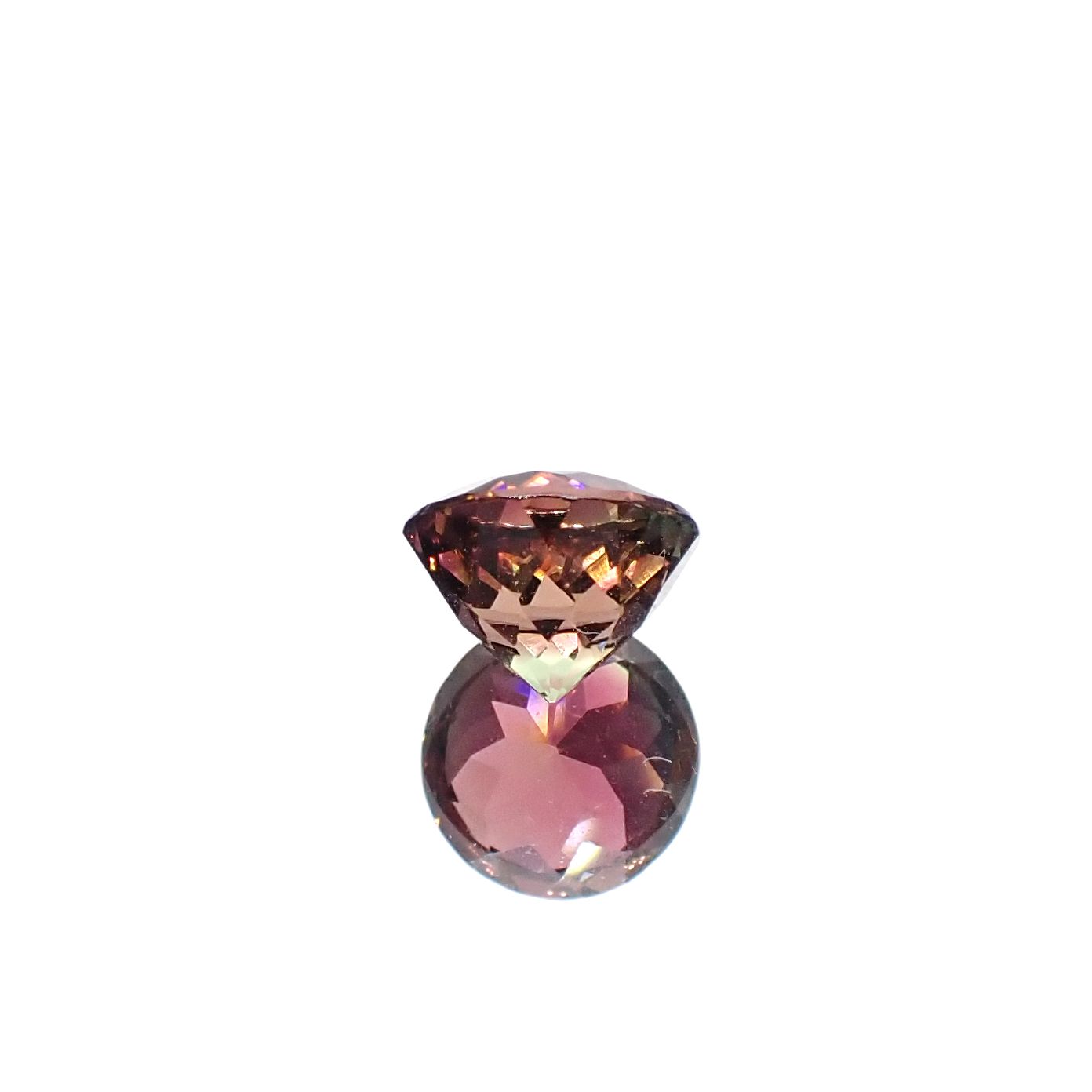 バイカラートルマリン ブラジル産 2.73ct[240527765]8.5x8.5mm前後