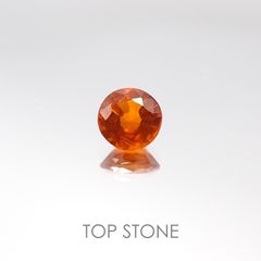 オレンジカイヤナイト タンザニア産 ルース 0.98ct[20105989]6.1×6mm前後