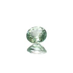 ミントガーネット(宝石名グリーン グロッシュラー・ガーネット)タンザニア産 0.47ct 識別済[221018627]4.9x4.3mm前後