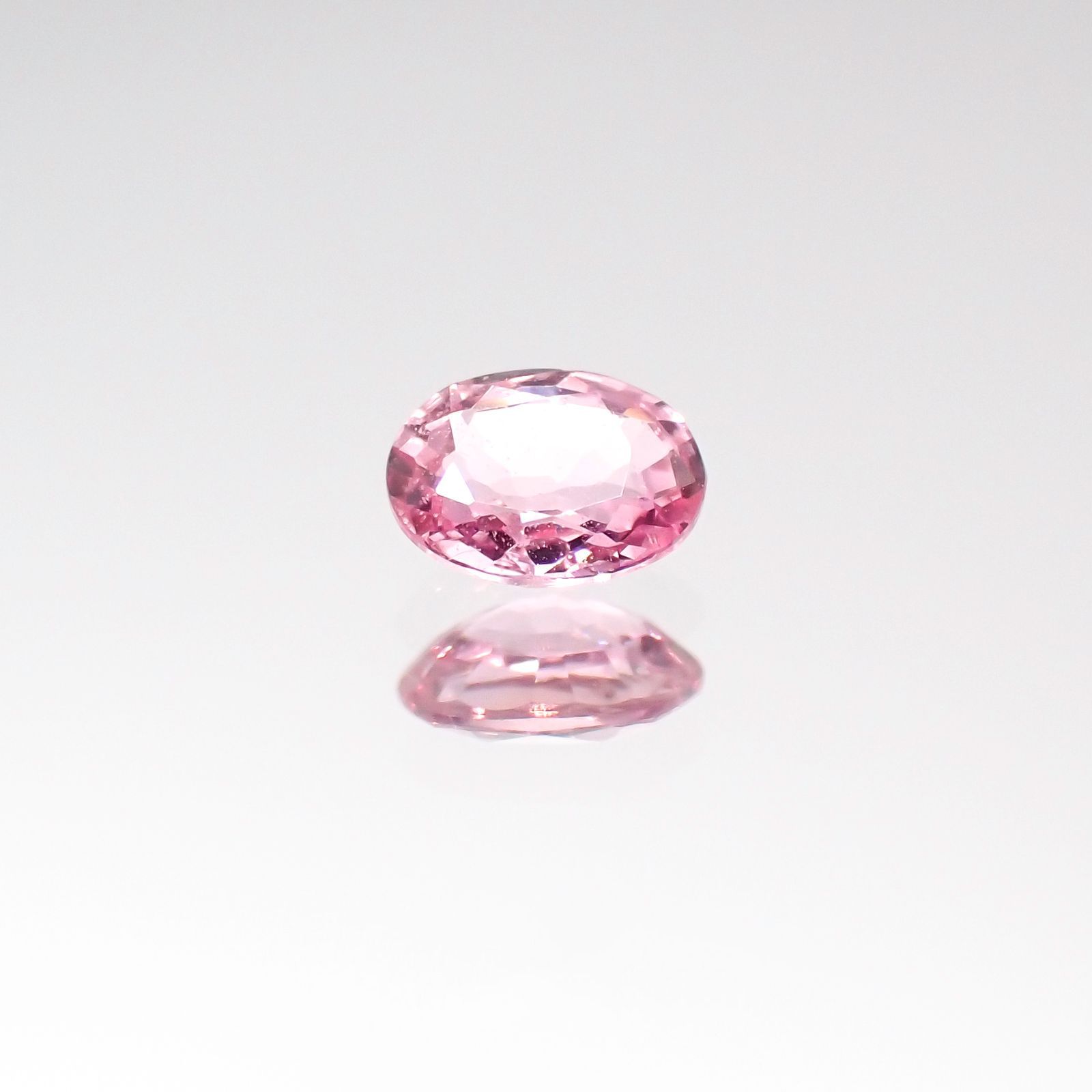 パパラチャサファイア スリランカ産 ルース 0.189ct ソーティング付き[20106139]3.9×3mm前後