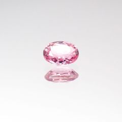 パパラチャサファイア スリランカ産 ルース 0.189ct ソーティング付き[20106139]3.9×3mm前後