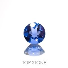 カラーチェンジフローライト(宝石名ブルー・フルオライト)ブラジル産 0.99ct 識別済[220114242]6.1x6.1mm前後