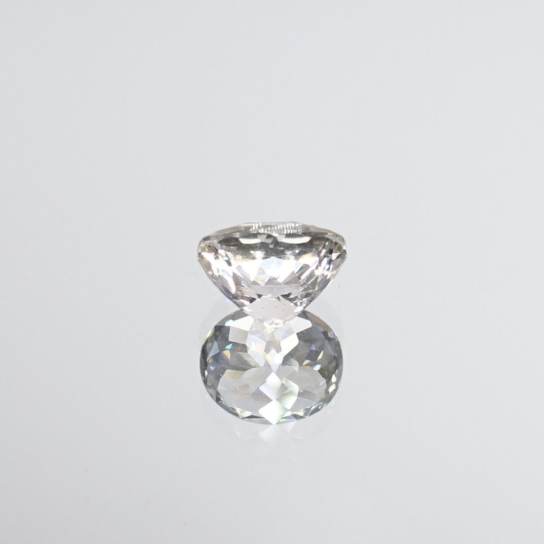 ゾイサイト 非加熱(宝石名ゾイサイト)タンザニア産 0.846ct ソ付(彩珠)[221018875]6.1x5.1mm前後