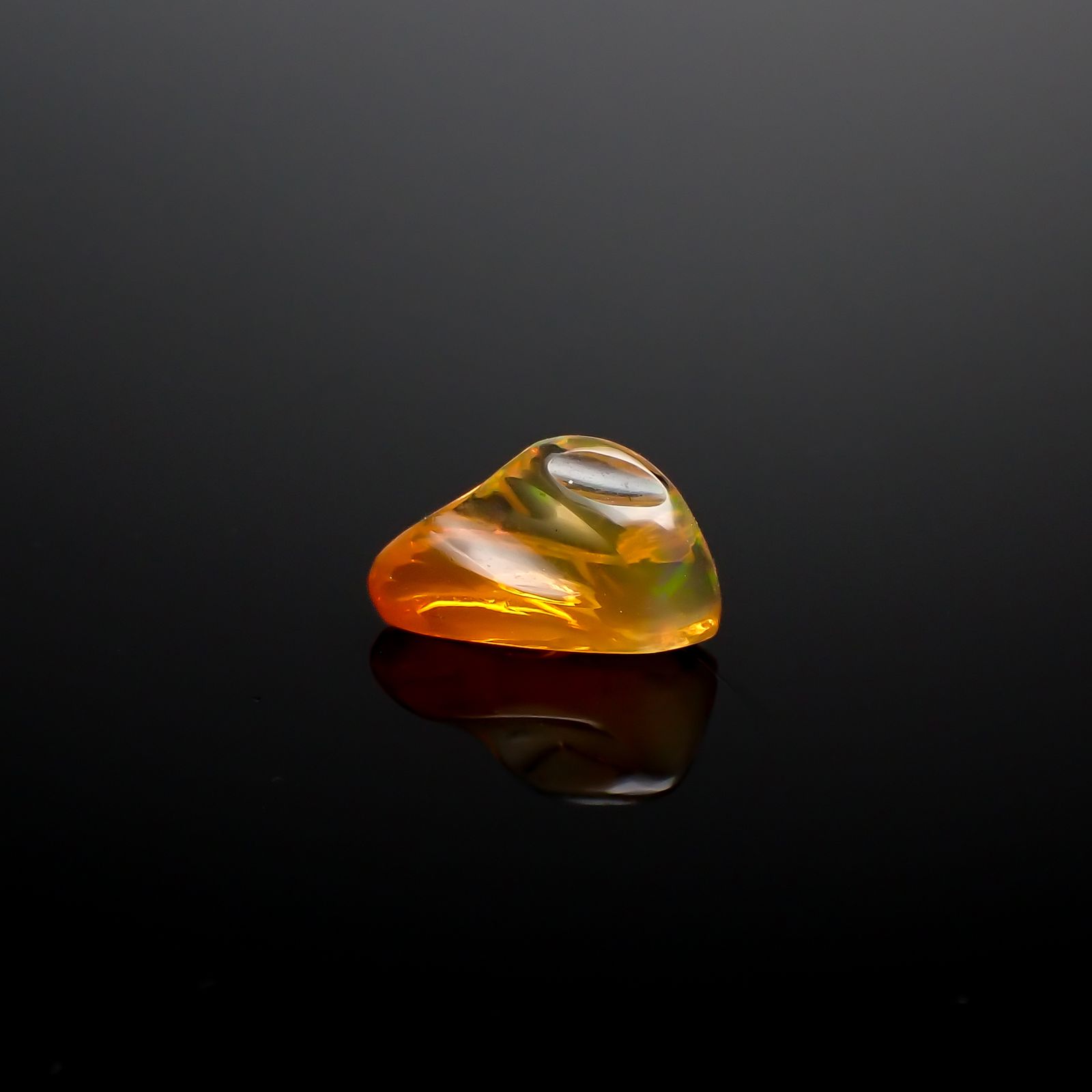 ファイヤーオパール 原石 メキシコ産 2.20ct[240226185]12.6x7.2mm前後