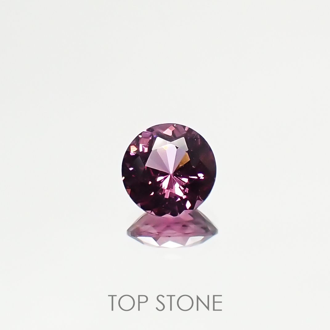 ピンクスピネル ビルマ産 ルース 0.49ct[210911117]4.9×4.9mm前後