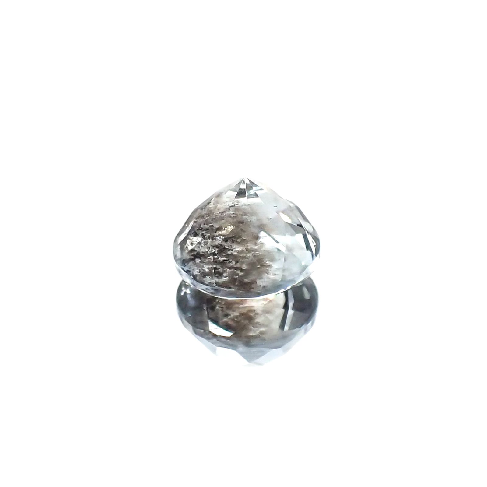 アベンチュリンアクアマリン(宝石名アクアマリン) ナイジェリア産 1.39ct 識別済[250712983]7×7mm前後