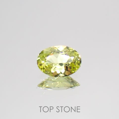 クリソベリル(宝石名クリソベリル)マダガスカル産 0.70ct 識別済[220114500]7x4.9mm前後