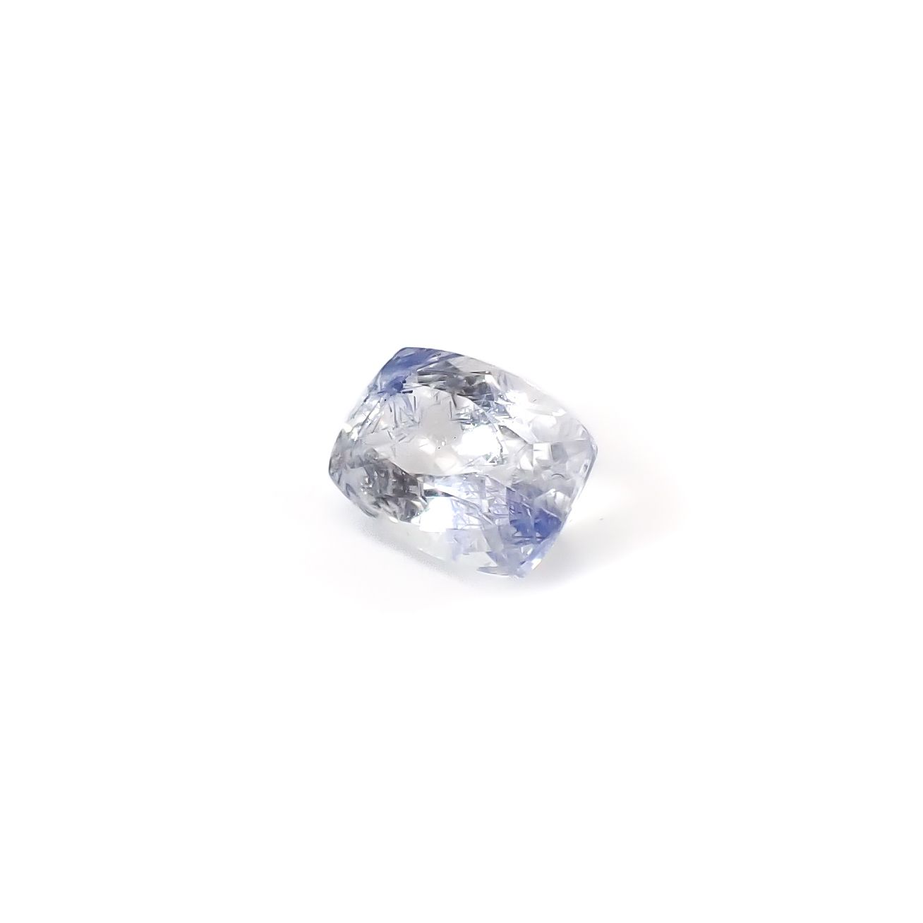 デュモルチェライトインクォーツ ブラジル産 0.89ct / 7.1x5.1mm前後 [260331854]
