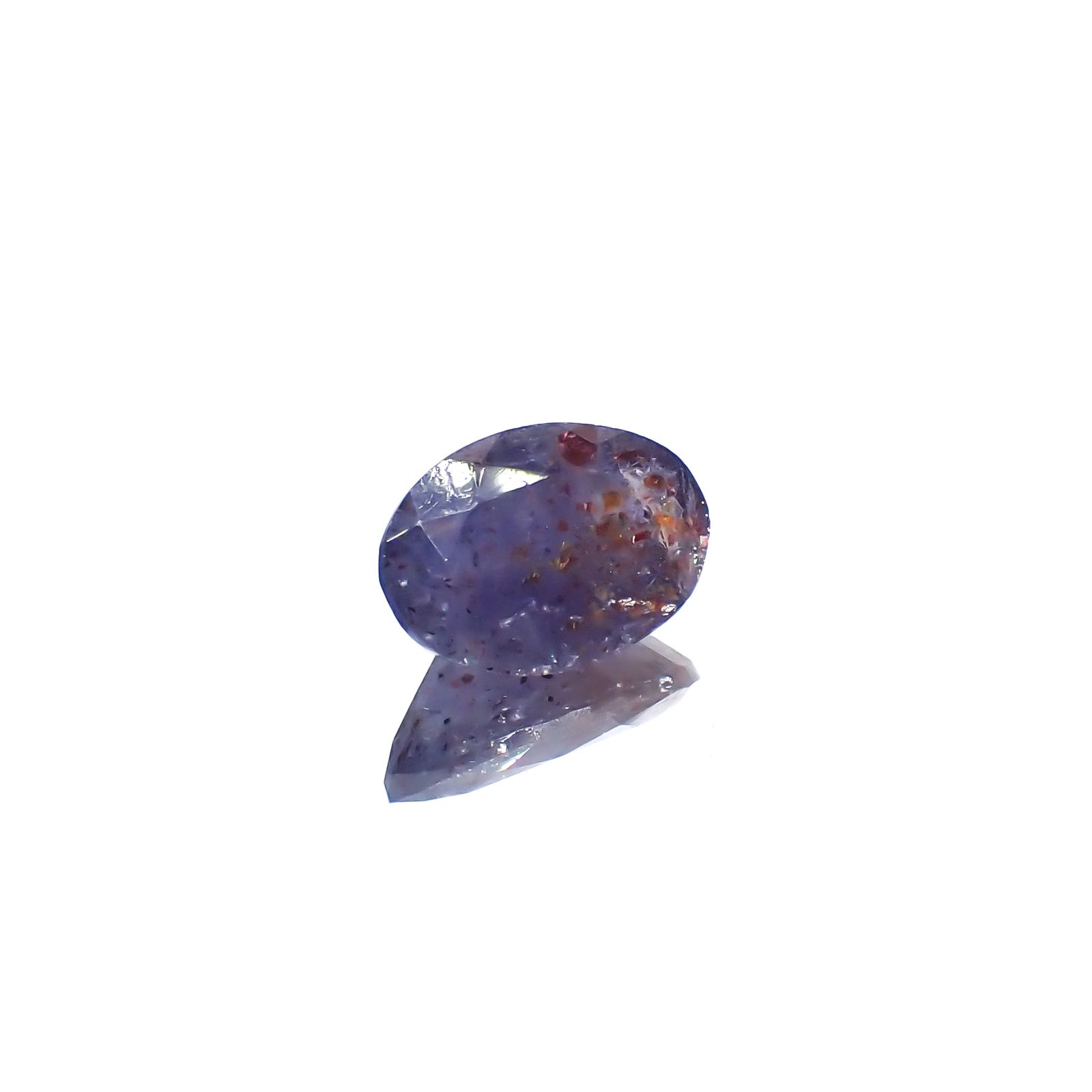 ブラッドショットアイオライト インド産 1.79ct[240125373]10.1x6.9mm前後