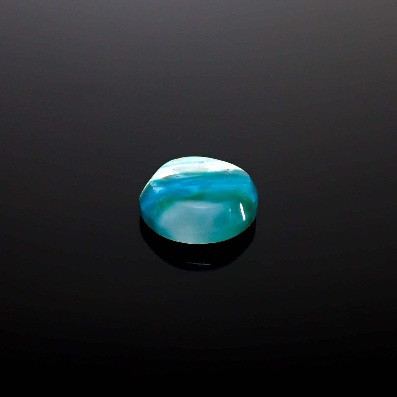 ブルーオパール ペルー産 3.72ct [250330141]11.5x11.2mm前後
