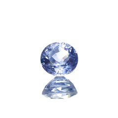 アイスブルーサファイア(宝石名サファイア)スリランカ/マダガスカル産 0.51ct 識別済[230722696]4.5x4.4mm前後