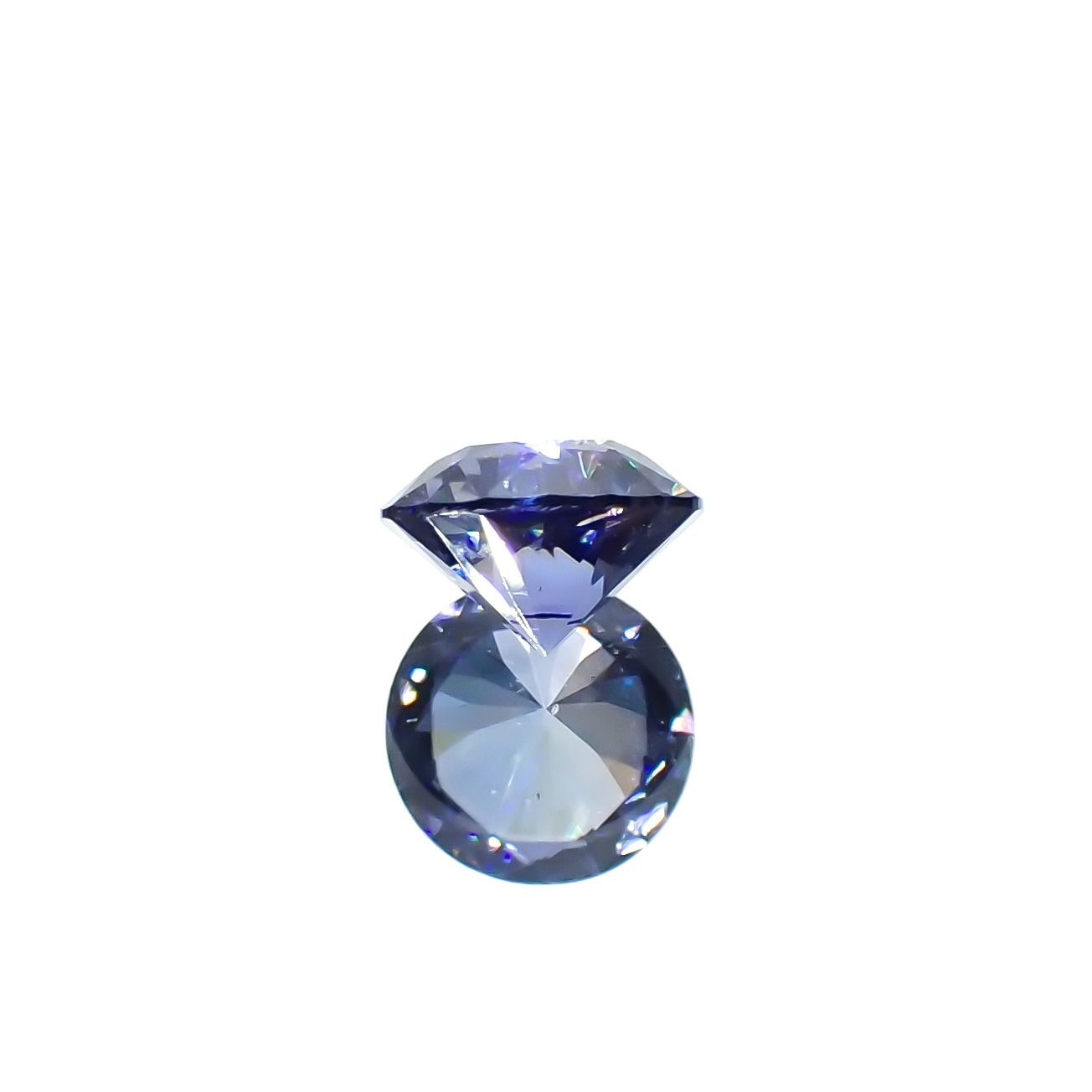 ベニトアイト アメリカ・カリフォルニア州産 0.64ct[240326380]5.2x5.2mm前後