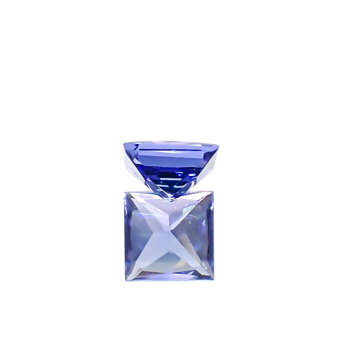 ◇プリンセスカット◇タンザナイト タンザニア産 0.28ct[240427138]3.8x3.8mm前後