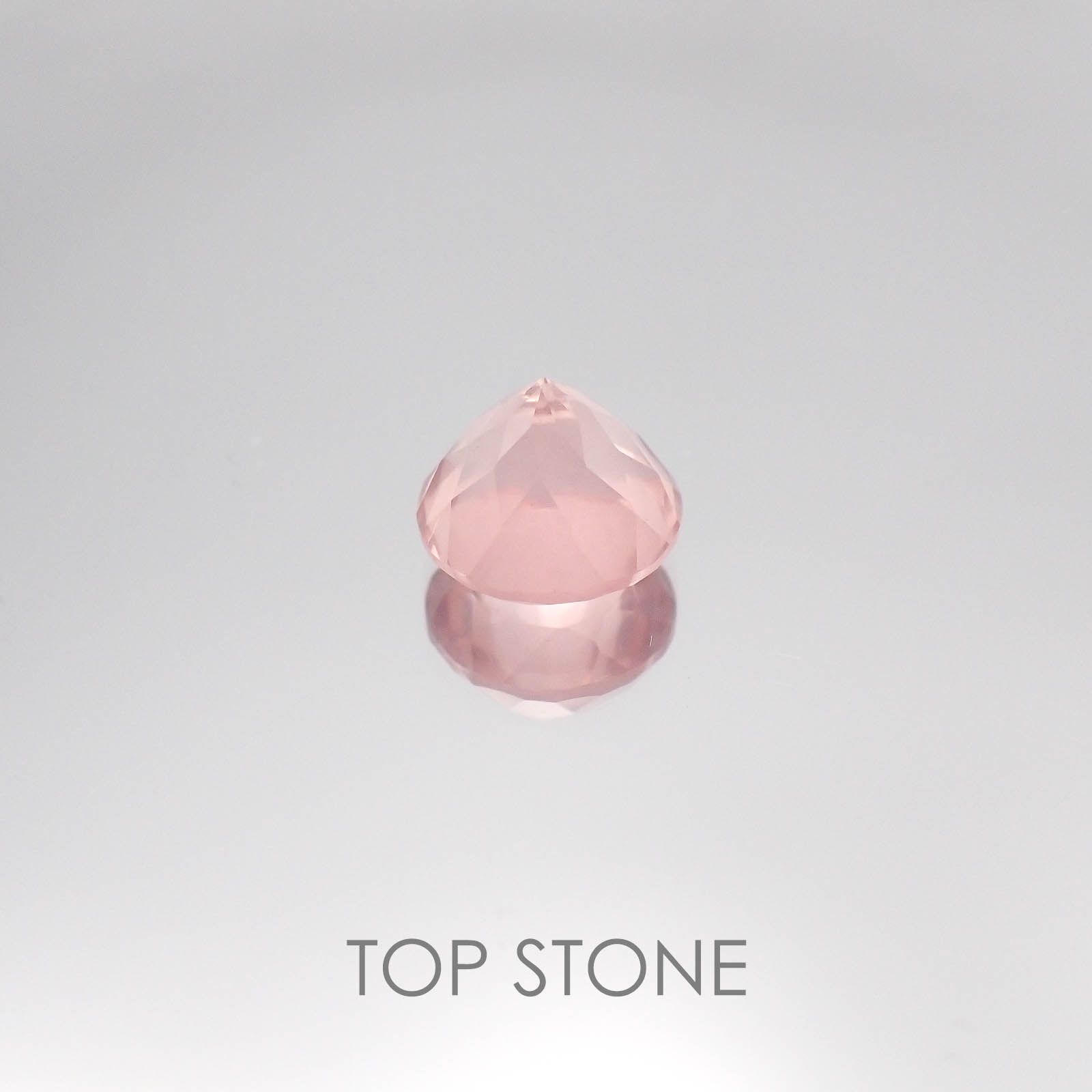 ディープローズクォーツ モザンビーク産 ルース 2.21ct[20084626]8.2×8.2mm前後