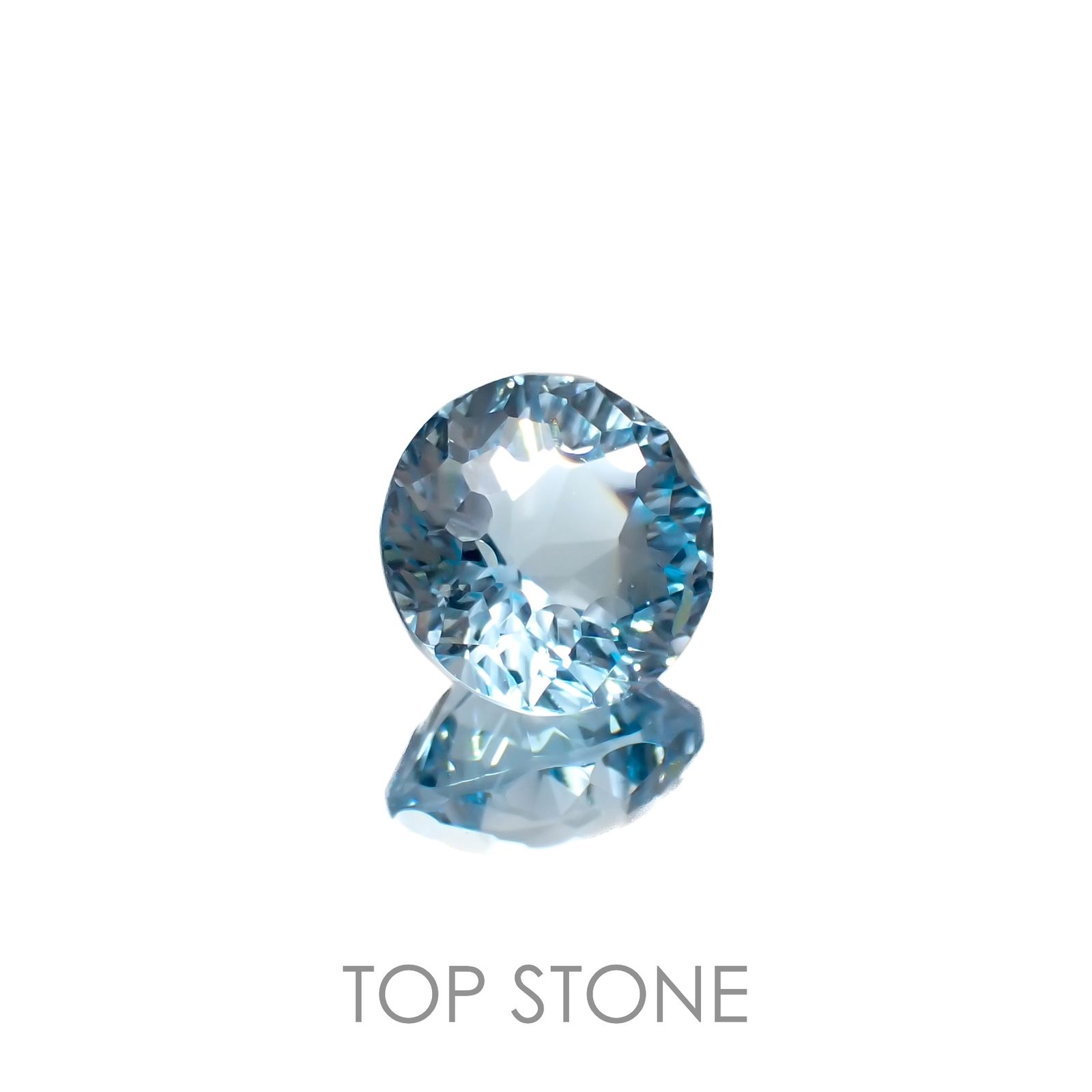 ◇カスタムカット◇ブルートパーズ ブラジル産 5.33ct[221219323]10.2x10.2mm前後