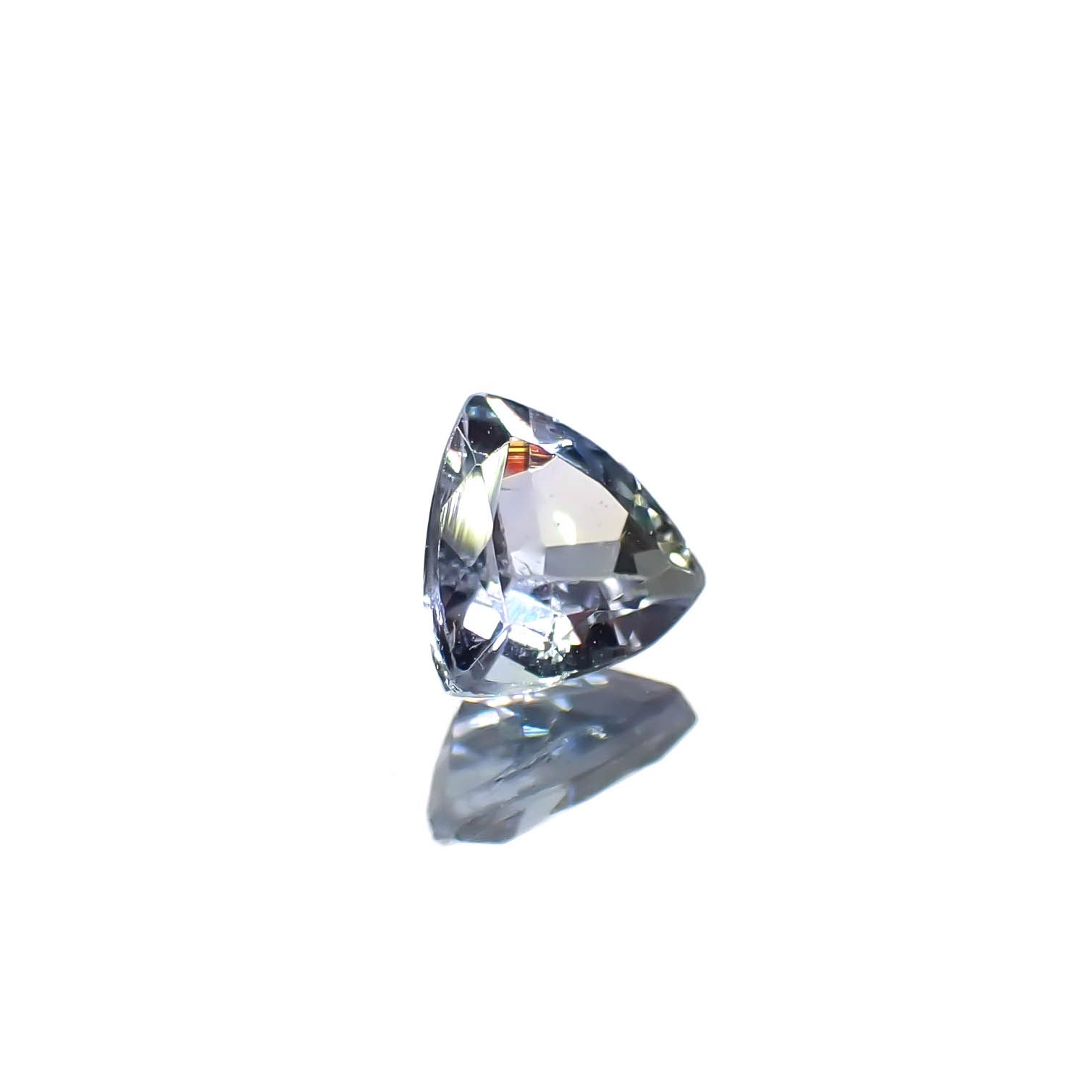 バイカラータンザナイト(宝石名ゾイサイト)タンザニア産 0.44ct 識別済[240828606]5x5.1mm前後