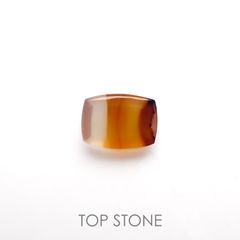 モンタナアゲート アメリカ・モンタナ州産 3.73ct[220716768]11.9x8.6mm前後