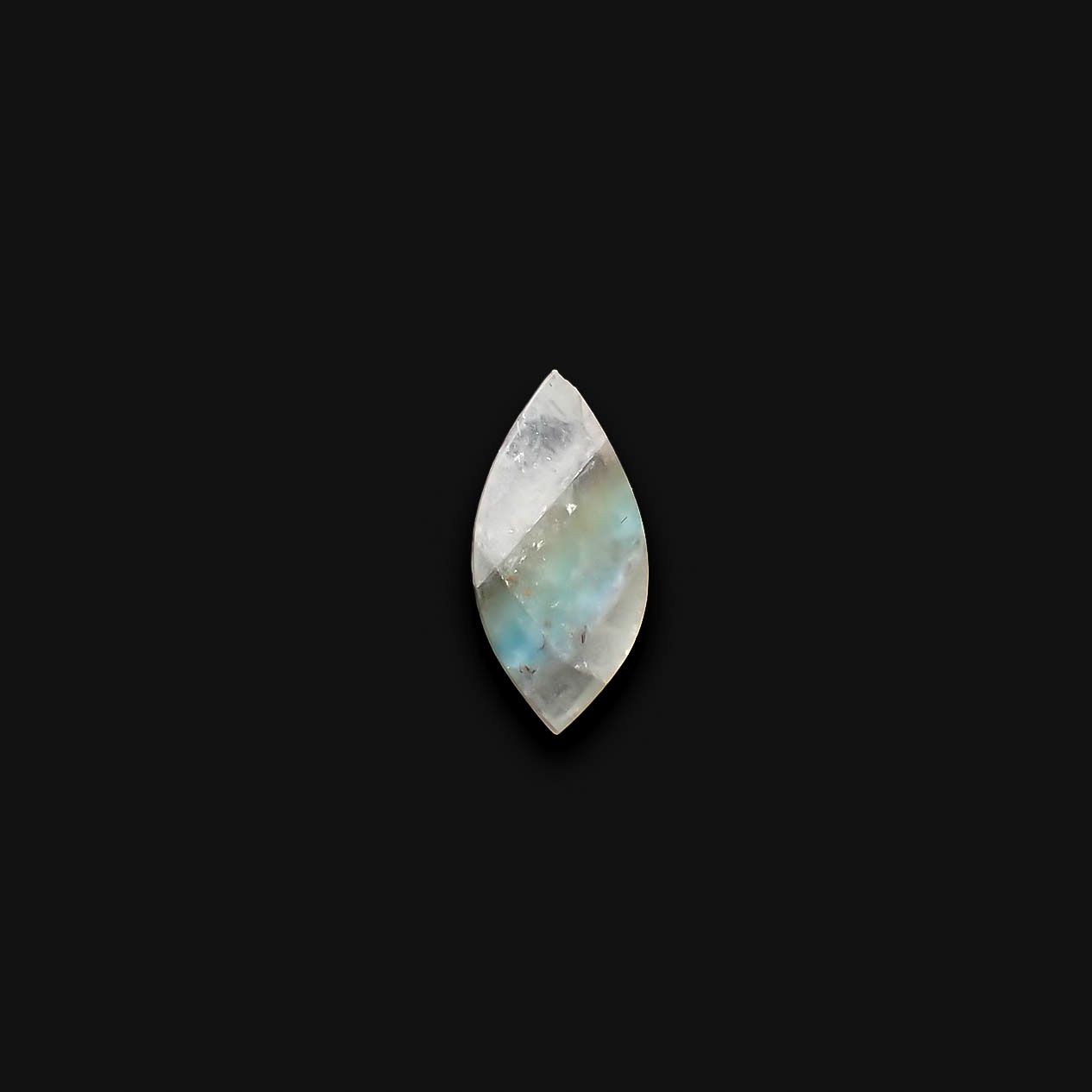 パライバクォーツ ブラジル産 3.58ct[240527406]16.7x7.9mm前後