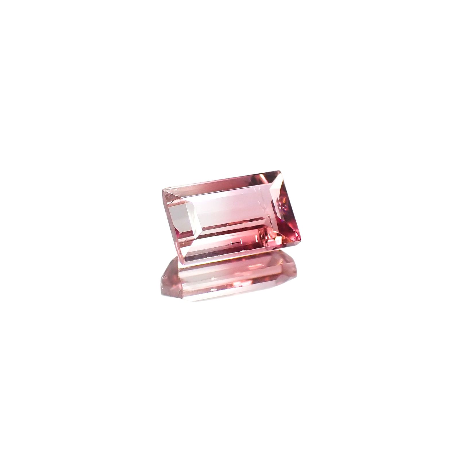 バイカラートルマリン(宝石名バイカラー・トルマリン) ブラジル産 1.08ct 識別済[210711601]7.6×4.7mm前後